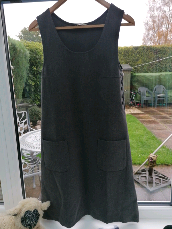 designer pinafore dress